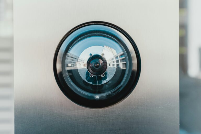 Camera lens representing a sewer scope inspection of a home's buried drain line